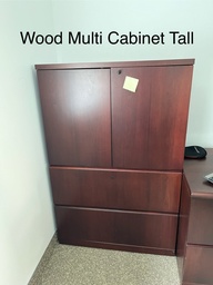 [#D20-80] Wood Multi Cabinet Tall