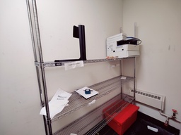 [#D13-59] Wire Shelving Rolling 7’x3’x2’