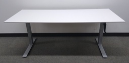 [#E10-7] Desk, BLT, Knoll, 48x30, White, Crank Base