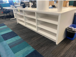 [#D4-18] Unit w/ (6) Bookcases w/ Common Top