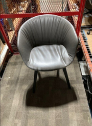 [#B12] Grey Lounge Chair