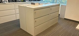 [#D8-28] Lateral File Cabinet Set w/Top