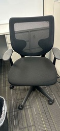 [#B13-50] Keilhauer Black Mesh Back Task Chair