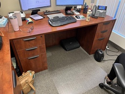 [#E4-26] Desk w/ Storage (H29 W72 D32)