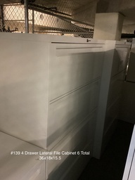 [#D10-139] 4-Drawer Lateral File Cabinet