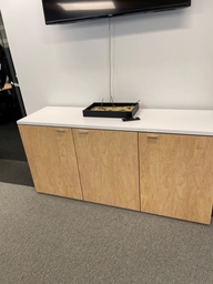 [#D5-19] Credenza with White Top 6'