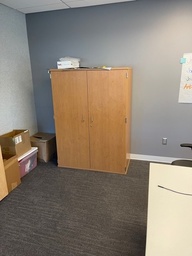 [#D5-21] Wood Storage Cabinet 4'