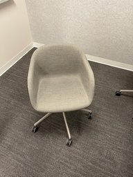 [#B8-25] Grey Swivel Chair