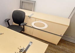 [#D10-14] Wood File Cabinet