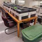 [#C4-121] Wood Table (6"x39")