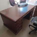 [#E4-175] Desk w/ Ped (3'x6')