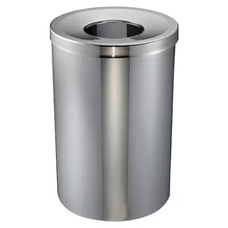 [#G4-14] Silver trashcans *photo representation