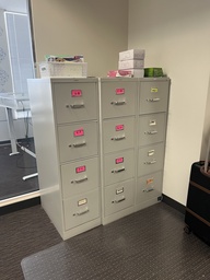 [#D11-22] Four drawer vertical filing cabinet