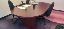 [#C6-8] 3'8" x 7'10" wood conference table