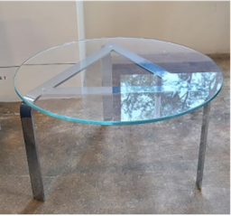 [#C3-7] TEKNION ROUND COFFEE TABLE