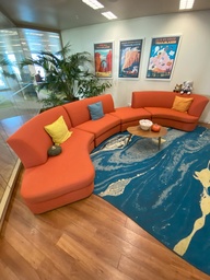 [#B7-13] Reception Couch and wooden table 