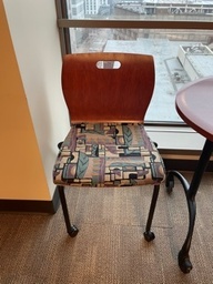 [#B8-13] Side Chairs Steelcase Wood Purple (Qty: 40)