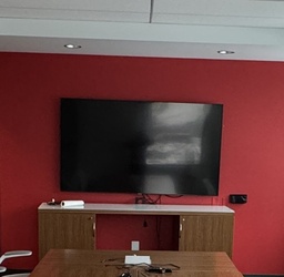 [#D5-25] KNOLL CREDENZA W/ GLASS TOP