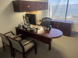 [#E9-7] U-Shape Desk (round edge)