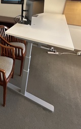 [#E10-32] White sit-stand