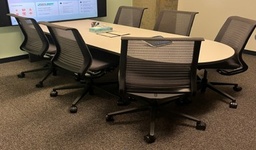 [#D12-57] Hard Huddle Table - Seated - 96"