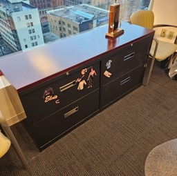 [#D6-21] 2-Drawer Lateral File - Double w/ Solid Top