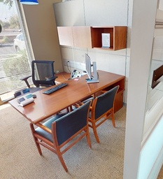 [#E6] L-Shaped Desks (Desk with side credenza attached)