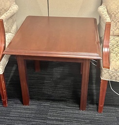 [#C11-41] Square Table - Maple Wood W/D 24 - Fair condition