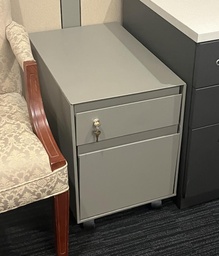 [#D16-98] Mobile Pedestal - grey W 15, D 22.5, H 21