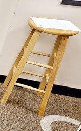 [#B1] Wood Stool