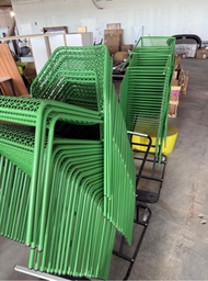 [#B8-40] Green Metal Outdoor