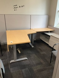 [#E10-38] Allsteel Corner Desk