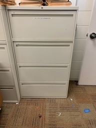 [#D10-26] 30" x 52" 4 Drawer File Cabinet