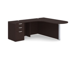 [#E6-43] L-Shape Ptop Front Desk FAIR (photo representation)