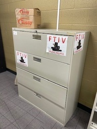 [#D10-140] Lat File - 4 Drawer 