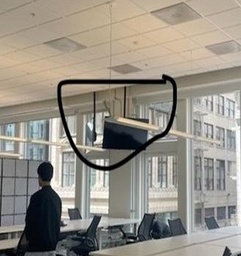 [#H16-12] Ceiling Monitor / Screen