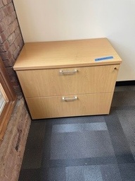 [#D6-2] 2-Drawer lateral file cabinet, maple