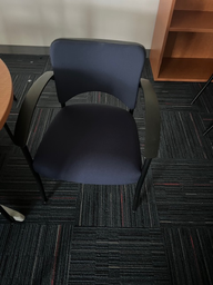 [#B8] Blue Guest Chair