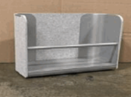 [#I10-145] N Desk Side Storage Mobile 24×10×18 Felt