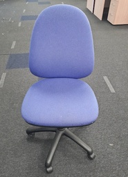 [#B12-2] Blue Armless Task Chair