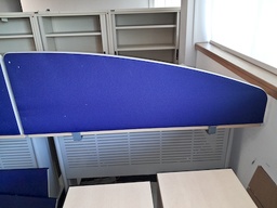 [#I13-22] Blue Wavy Desk Divider