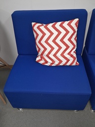 [#B12-49] Blue Soft Breakout Chair