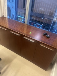 [#D5-7731] Credenza - Walnut W/Anigre Finish *Fair Condition*