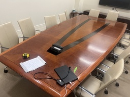 [#C7-7717] Conf. Table (Boat Shapped) *Fair Condition*