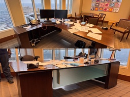 [#E6-50] Executive L Desk