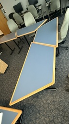 [#C12-34] Modular trapezoid training tables