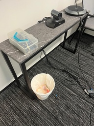 [#C11] Marble top side table