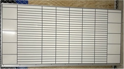 [#F4-15] 4'x8' Whiteboard W/ Grid Pattern