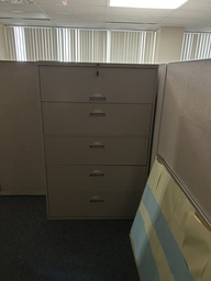 [#D12-81] 5H Gray Lateral File Cabinet 42
