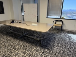 [#C6-2503] Conference Table on Casters (Approx 8'x4')